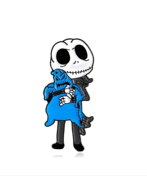 Pin - Kiddo Jack With Oogie Doll - Blue