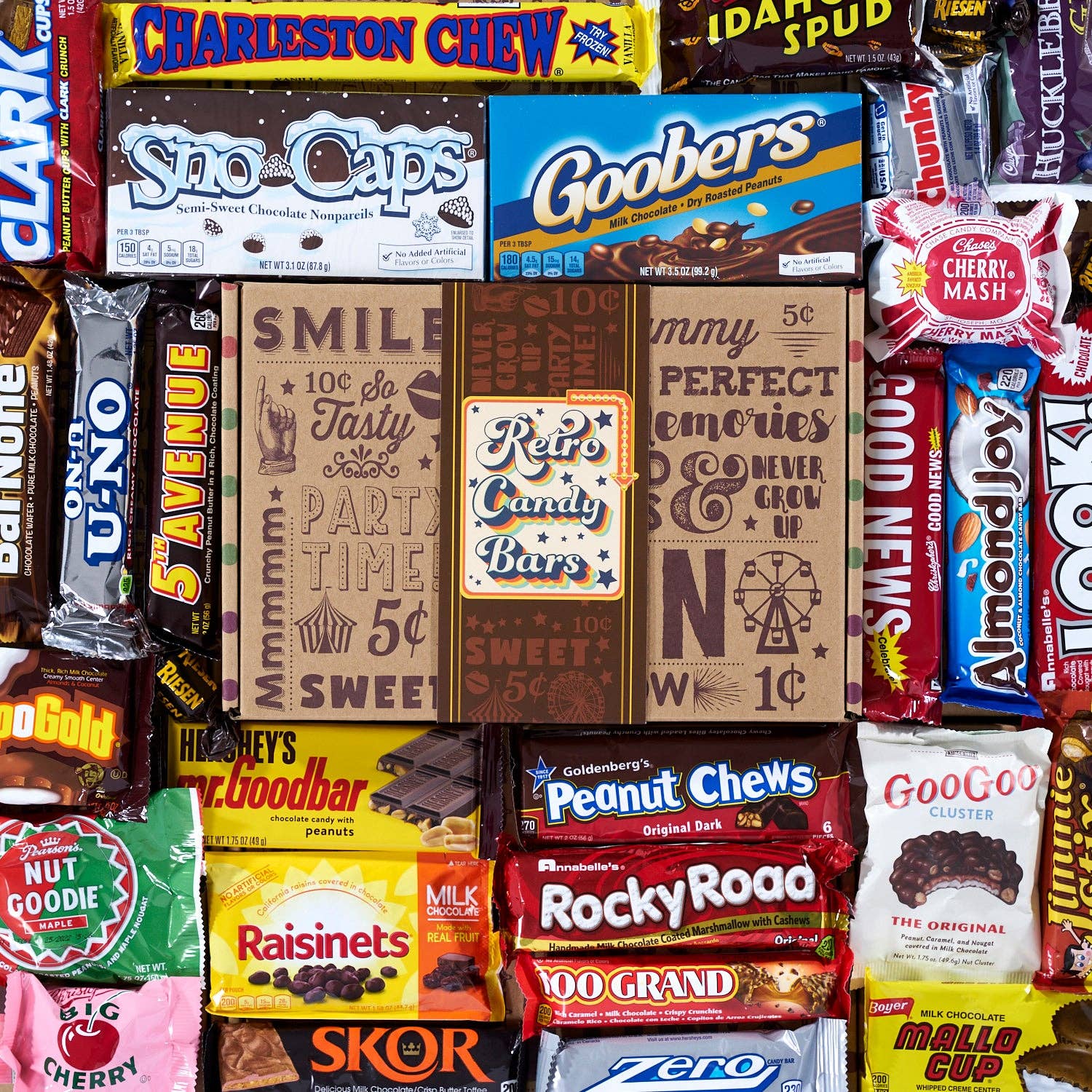 Retro Chocolate Candy Bars - Black Metal Mercantile