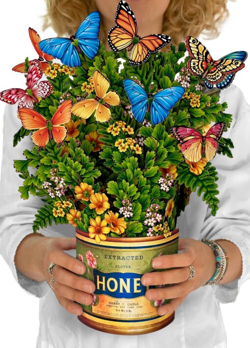 FreshCut Flowers Card - Butterflies & Buttercups