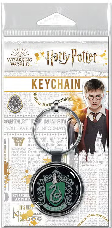 Harry Potter Slytherin Keychain with Ambition Charm - Wizarding