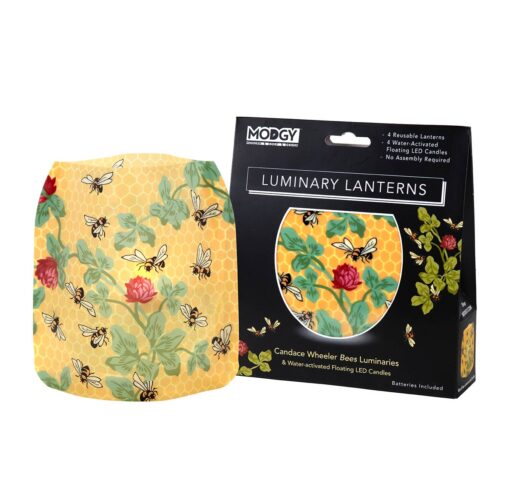 Candace Wheeler Bees with Honeycomb Luminary Lantern