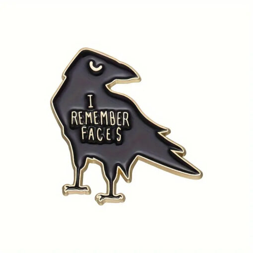 I Remember Faces Pin