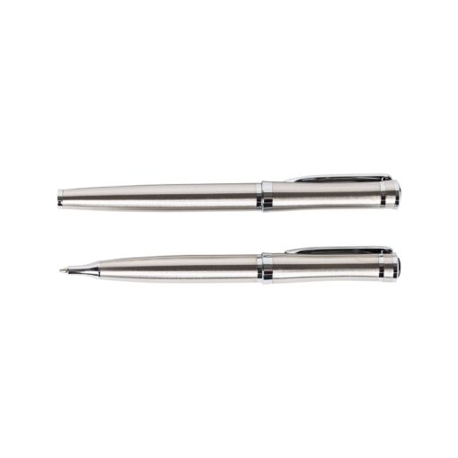 Ball Point Pen Set (Silver)