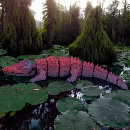 Ancient Alligator 3D Pet Critter