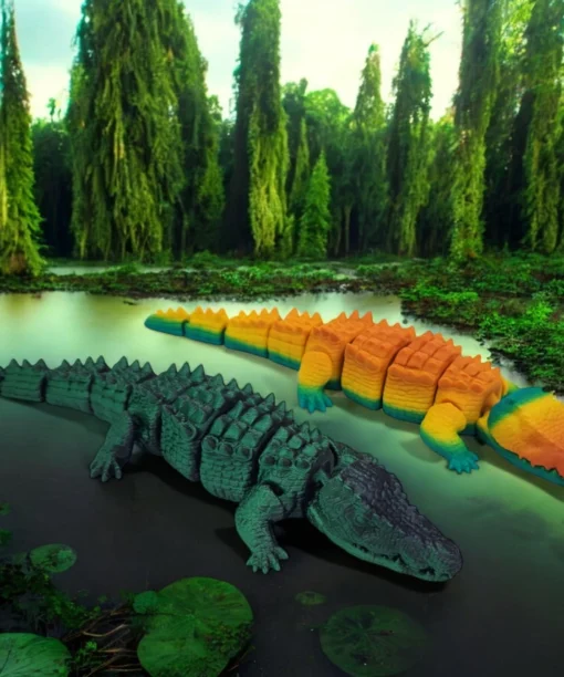 Ancient Alligator 3D Pet Critter