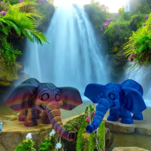 Carnival Elephant 3D Pet Critter