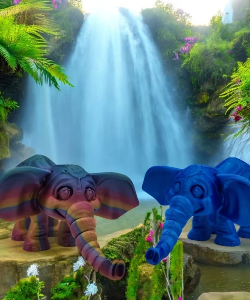 Carnival Elephant 3D Pet Critter