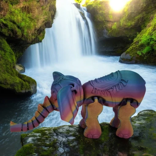 Carnival Elephant 3D Pet Critter