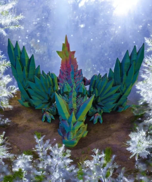 Crystalwing Dragon 3D Pet Critter