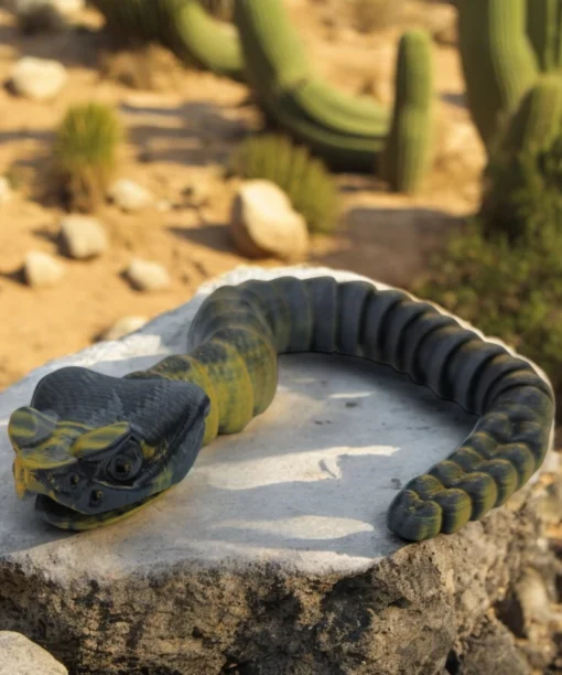 Dustyfang Rattlesnake 3D Pet Critter