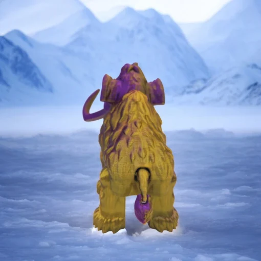 Fuzzy Mammoth 3D Pet Critter