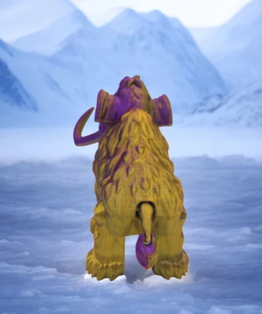 Fuzzy Mammoth 3D Pet Critter