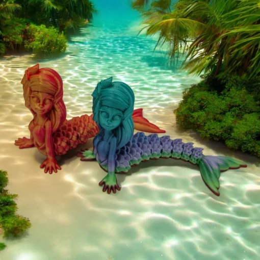 Majestic Mermaid 3D Pet Friend