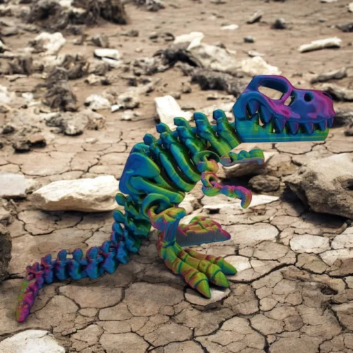 Skeletal T-Rex 3D Pet Critter