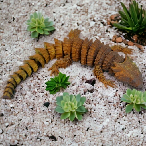 Stoneback Armadillo Lizard 3D Pet Critter