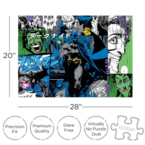 Batman Manga 1000 Piece Puzzle