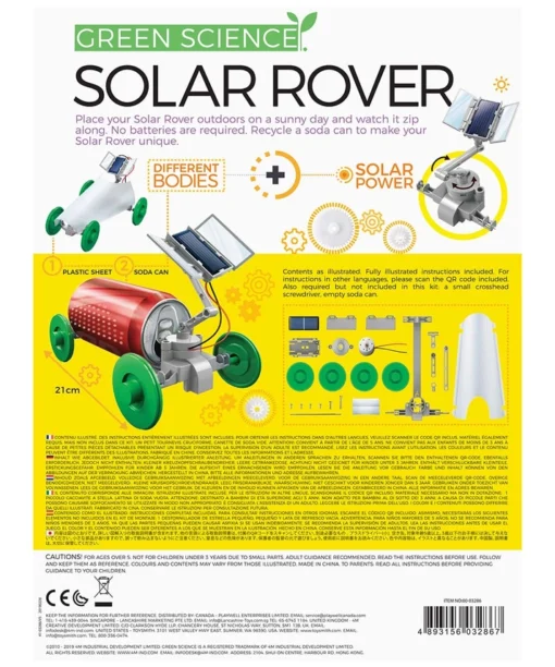 Solar Powered Tin Can Rover