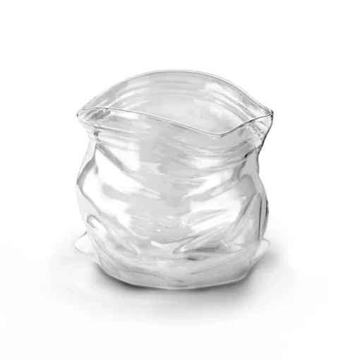 Unzipped Glass Container Jar