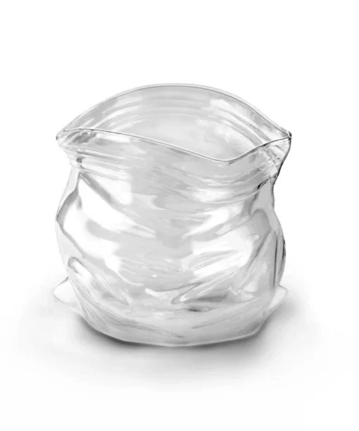 Unzipped Glass Container Jar