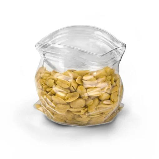 Unzipped Glass Container Jar