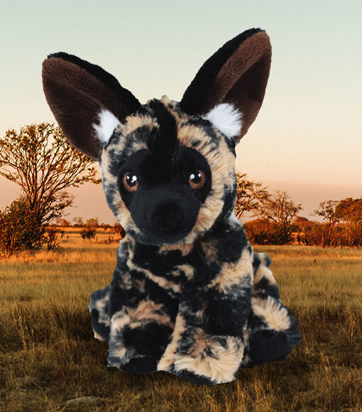 Wild African Dog 8" Plush Stuffed Animal