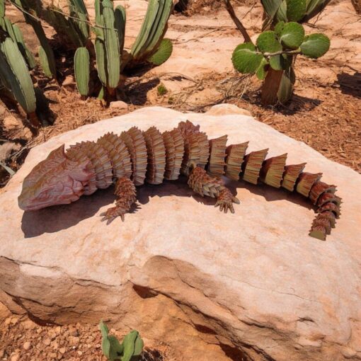 Stoneback Armadillo Lizard 3D Pet Critter