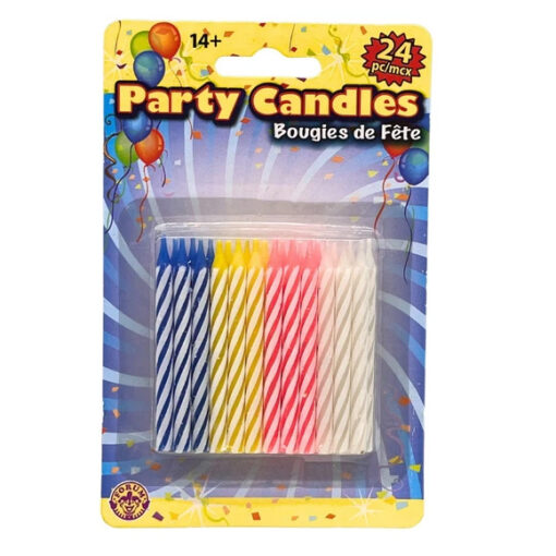 Birthday Party Candles (24 Count)