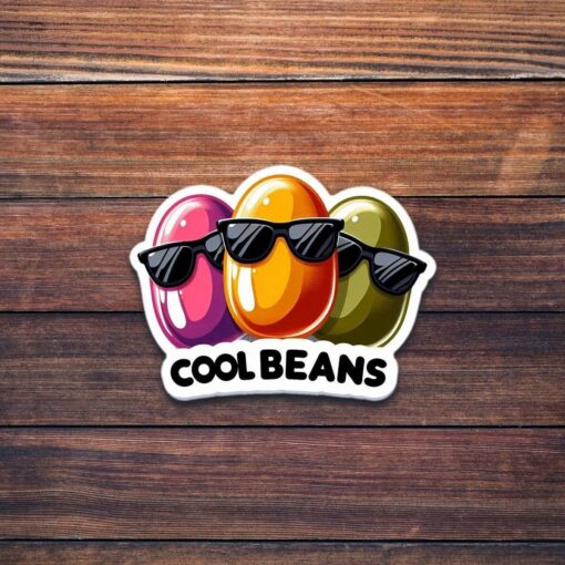 Cool Beans Vinyl Sticker