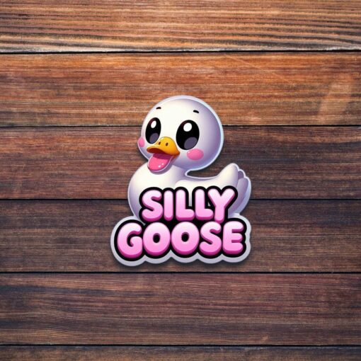 Silly Goose Vinyl Sticker