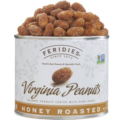 Honey Roasted Virginia Peanuts by Feridies (9oz)