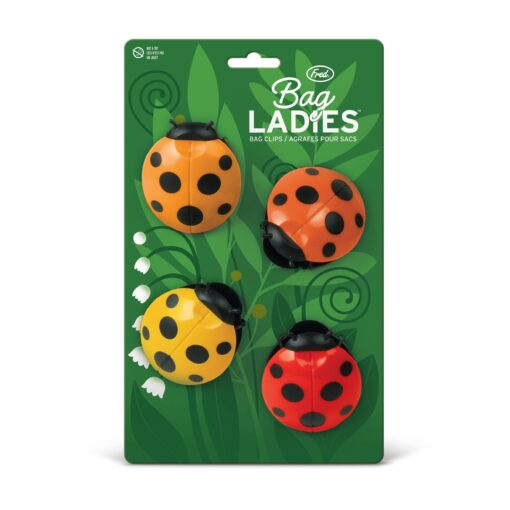 Bag Ladies Ladybug Bag Clips (Set of 4)