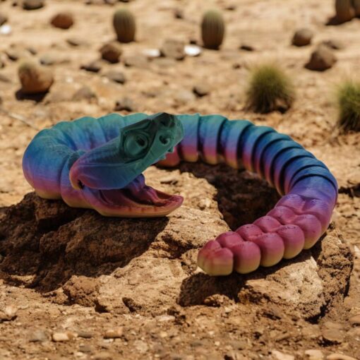 Dustyfang Rattlesnake 3D Pet Critter