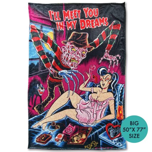 I'll Meet You In My Dreams 50"x77" Plush Throw Blanket by Sol Rac