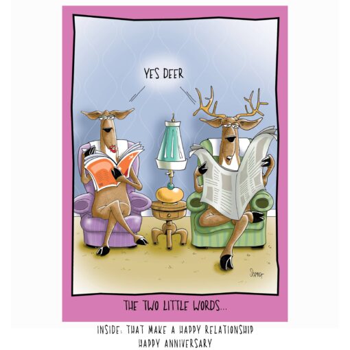 Yes Deer | Hilarious Anniversary Card