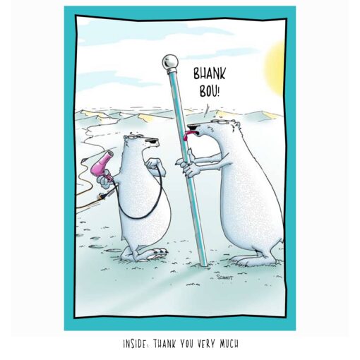 Polar Bears Thank You Card