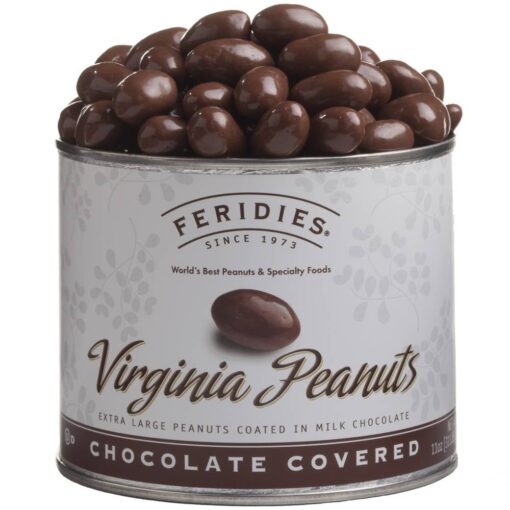 Milk Chocolate Covered Virginia Peanuts by Feridies (11oz)